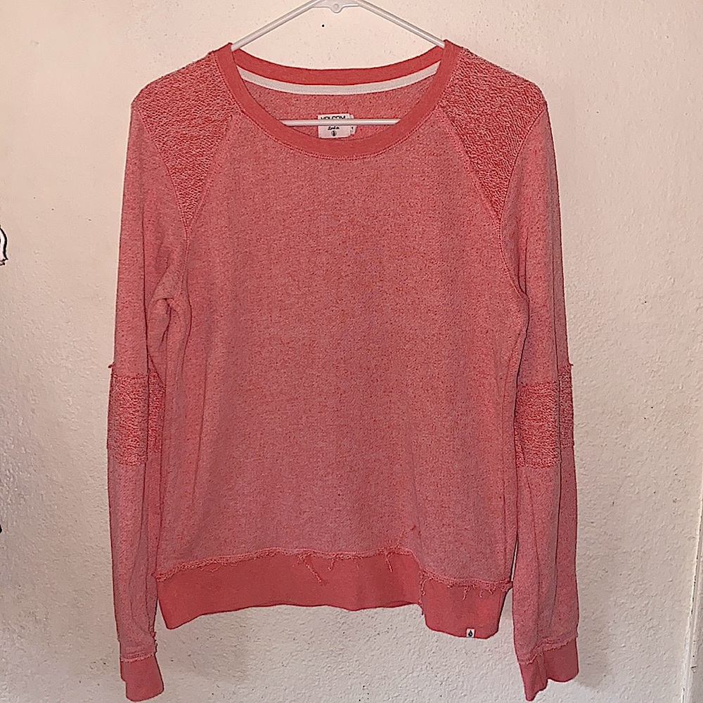 Volcom fringe crewneck sweater